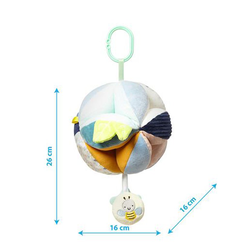 BABYONO - 1436 Zabawka edukacyjna - zawieszka do wózka WOODLAND