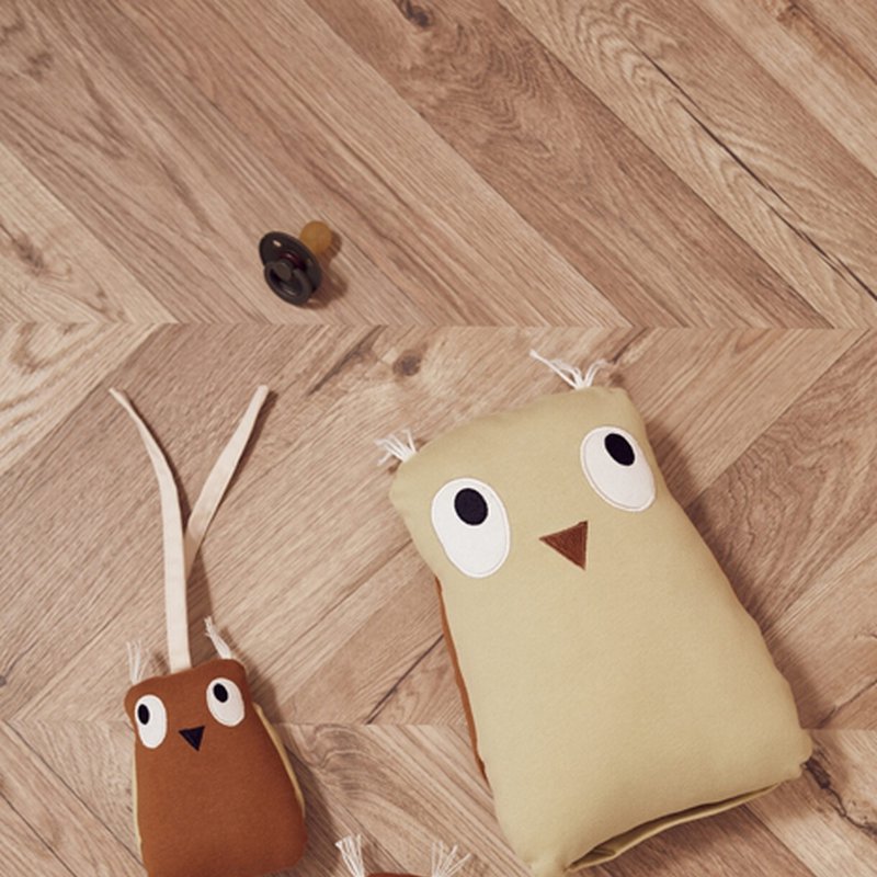 Kids Concept Edvin Grzechotka Sowa Green