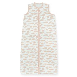 Jollein - Baby & Kids - Jollein - Śpiworek niemowlęcy letni Summer hydrophilic  WHALES PALE PINK 90 cm