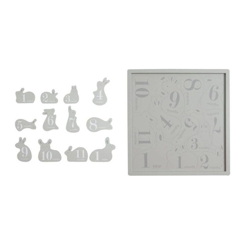 Pearhead Drewniana Metryczka do Zdjęć Puzzle