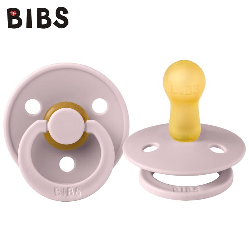 BIBS COLOUR PINK PLUM M Smoczek uspokajający kauczuk Hevea