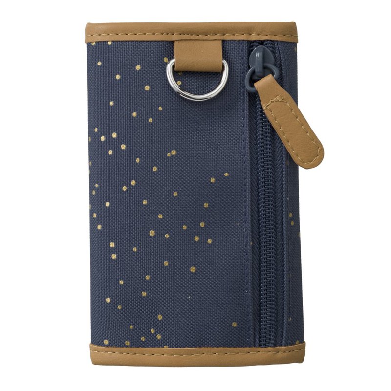 FRESK - Wallet billfold Indigo dots gold