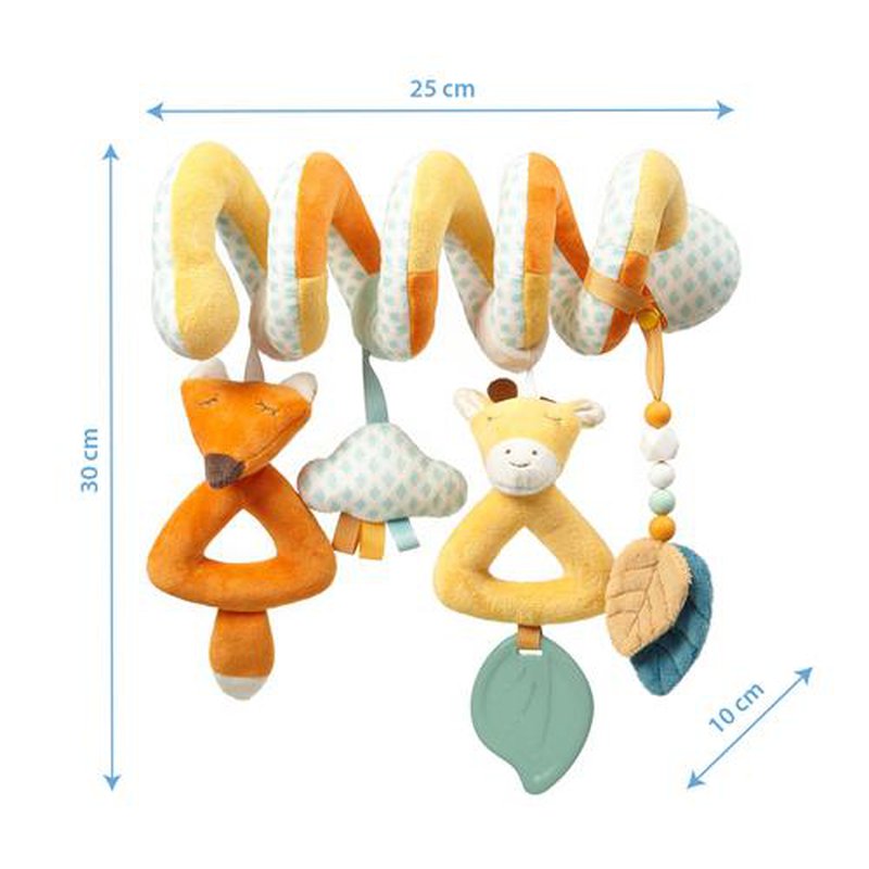 BABYONO - 1466 Zabawka edukacyjna - zawieszka do wózka i fotelika SKINNY MATES