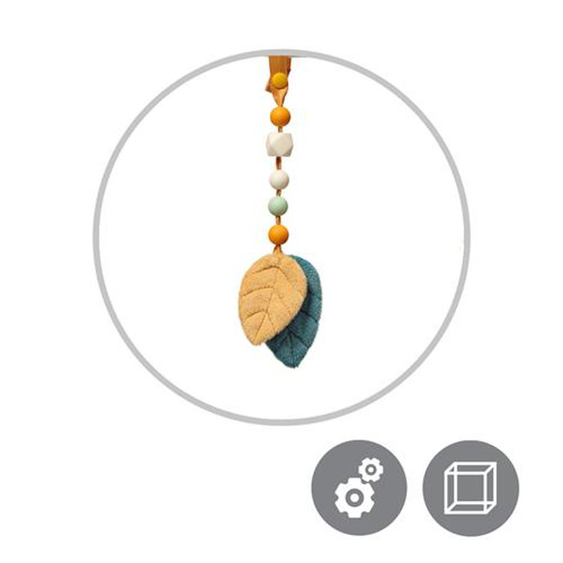 BABYONO - 1466 Zabawka edukacyjna - zawieszka do wózka i fotelika SKINNY MATES