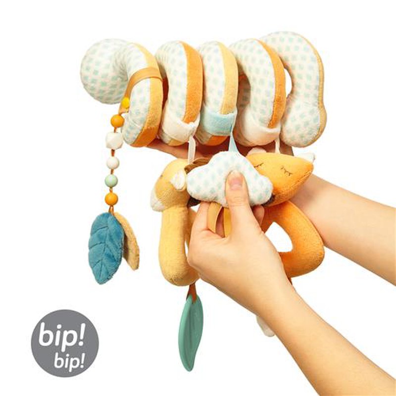 BABYONO - 1466 Zabawka edukacyjna - zawieszka do wózka i fotelika SKINNY MATES