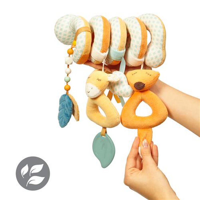 BABYONO - 1466 Zabawka edukacyjna - zawieszka do wózka i fotelika SKINNY MATES