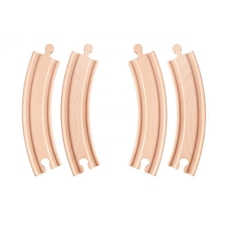 Woody - Zakręty kolejowe - długie ( 4 szt. )