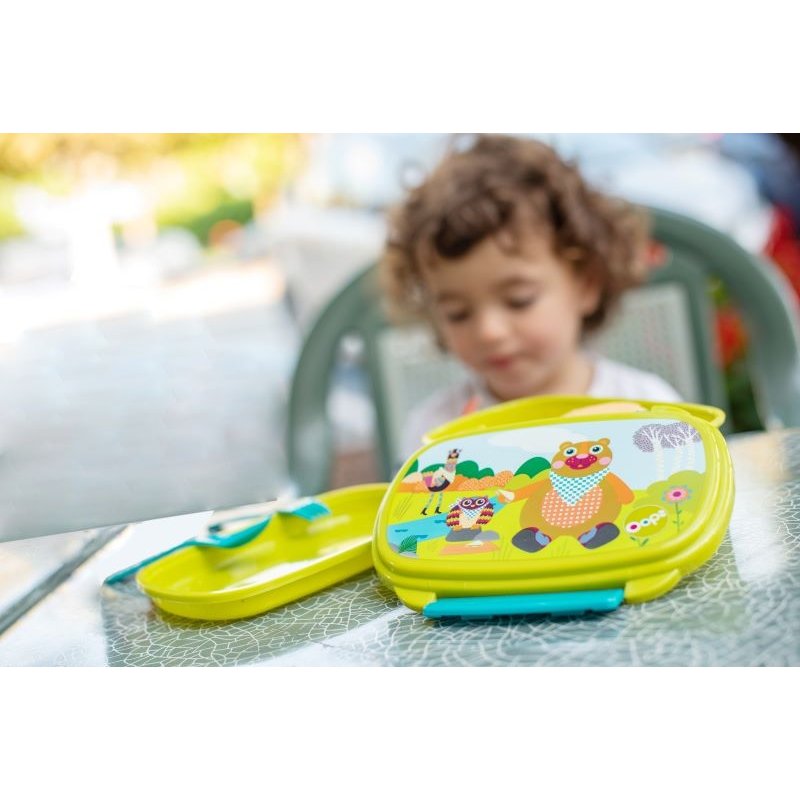 Oops Pudełko Śniadaniowe 370ml Forest