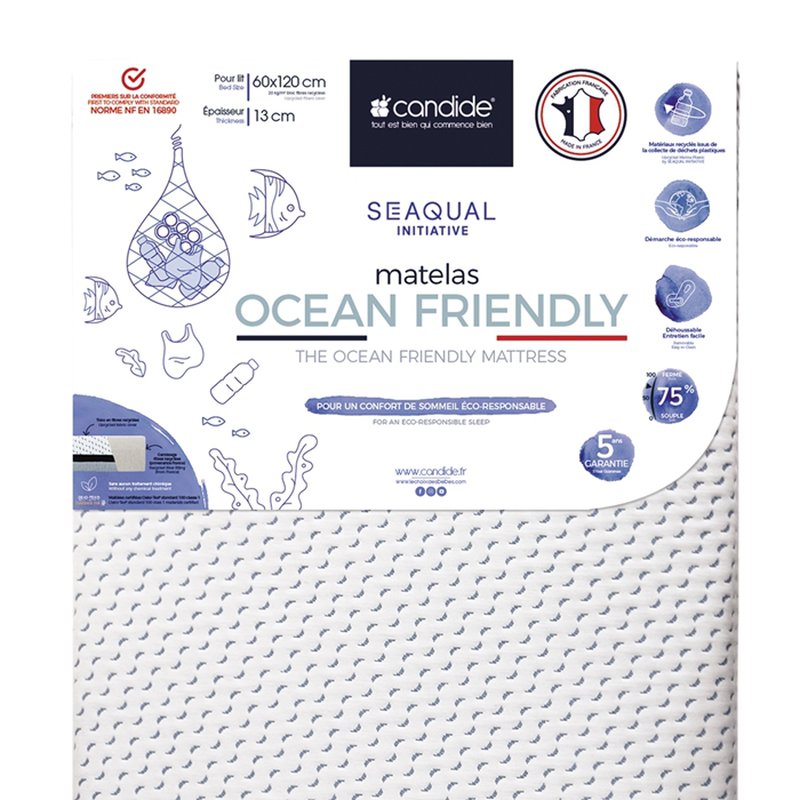 Candide Materac Dziecięcy Ocean Friendly 60x120cm