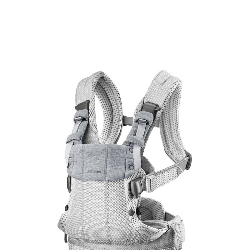 BABYBJORN - nosidełko Harmony 3D Mesh, Srebrny