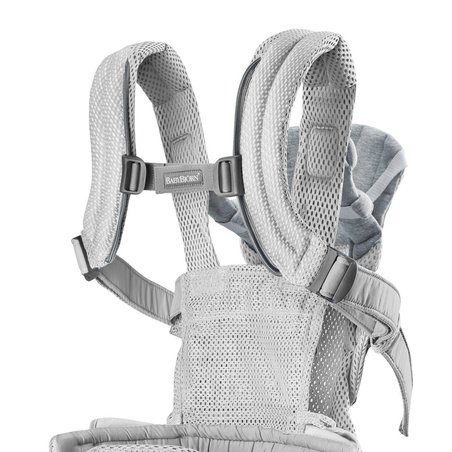 BABYBJORN - nosidełko Harmony 3D Mesh, Srebrny