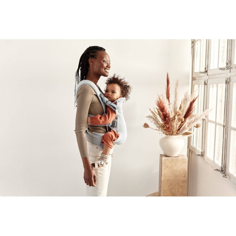 BABYBJORN - nosidełko Harmony 3D Mesh, Srebrny