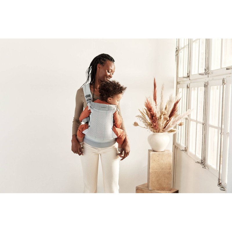 BABYBJORN - nosidełko Harmony 3D Mesh, Srebrny