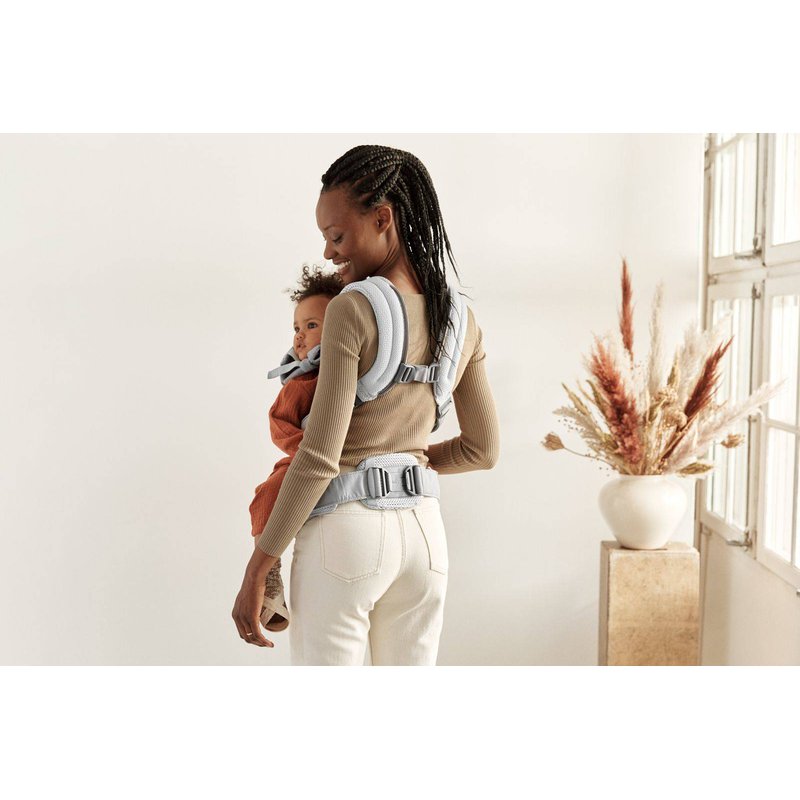 BABYBJORN - nosidełko Harmony 3D Mesh, Srebrny
