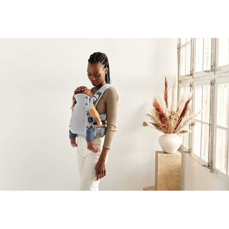 BABYBJORN - nosidełko Harmony 3D Mesh, Srebrny