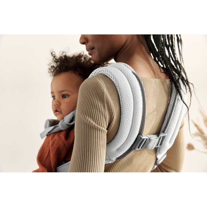 BABYBJORN - nosidełko Harmony 3D Mesh, Srebrny