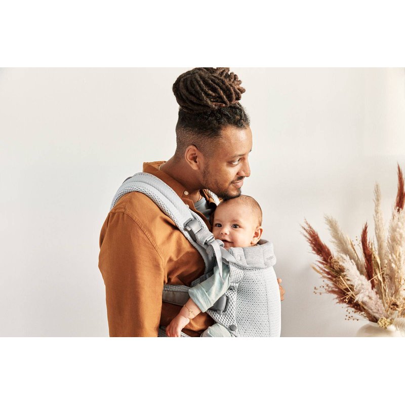 BABYBJORN - nosidełko Harmony 3D Mesh, Srebrny