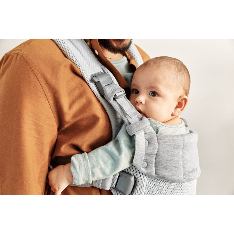 BABYBJORN - nosidełko Harmony 3D Mesh, Srebrny
