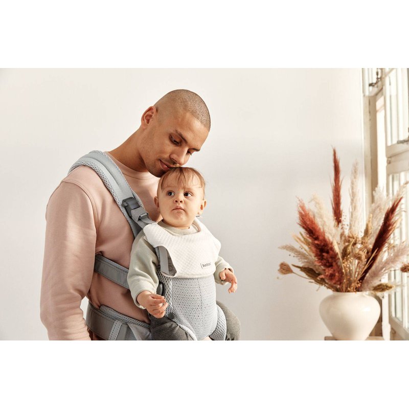 BABYBJORN - nosidełko Harmony 3D Mesh, Srebrny