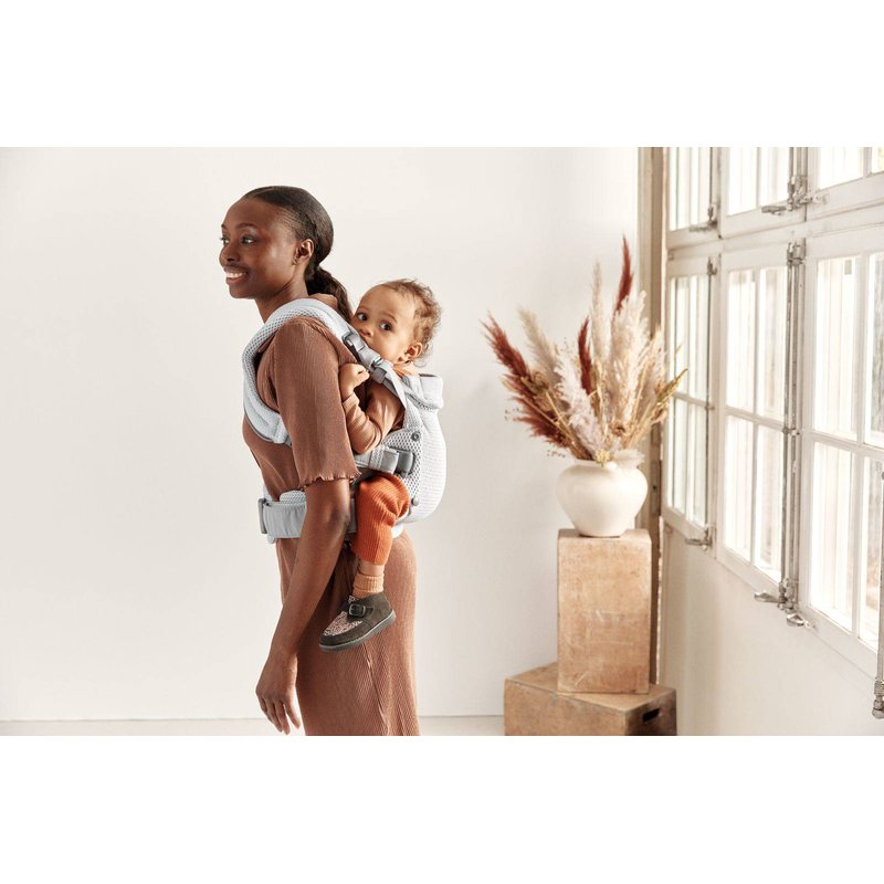 BABYBJORN - nosidełko Harmony 3D Mesh, Srebrny