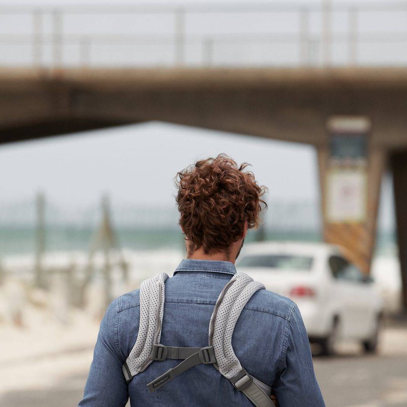 BABYBJORN - nosidełko Harmony 3D Mesh, Srebrny