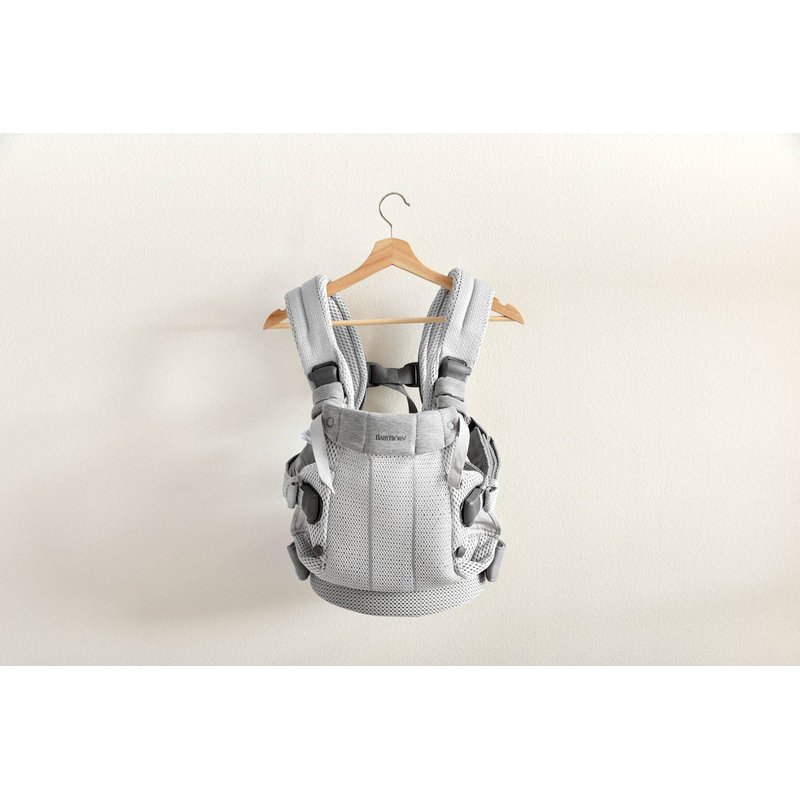 BABYBJORN - nosidełko Harmony 3D Mesh, Srebrny