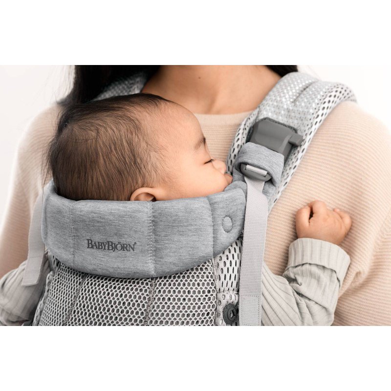 BABYBJORN - nosidełko Harmony 3D Mesh, Srebrny