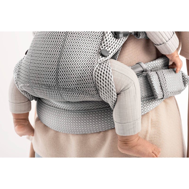 BABYBJORN - nosidełko Harmony 3D Mesh, Srebrny