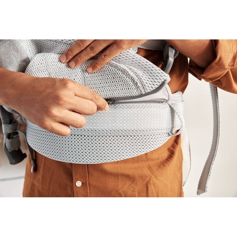 BABYBJORN - nosidełko Harmony 3D Mesh, Srebrny