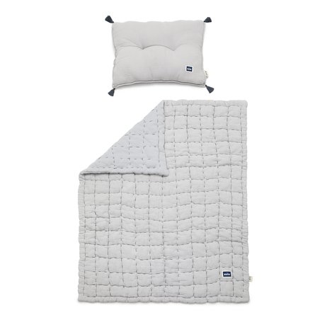 LA MILLOU - BISCUIT COLLECTION – KOMPLET PIKOWANEJ POŚCIELI "L" 100 % COTTON MUSLIN - STONE LA MILLOU - BISCUIT COLLECTION – KOMPLET PIKOWANEJ POŚCIELI "L" 100 % COTTON MUSLIN - STONE