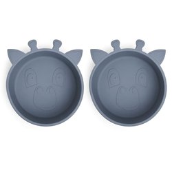 nuuroo - 2 miseczki silikonowe Giraf Bering Sea NUUROO