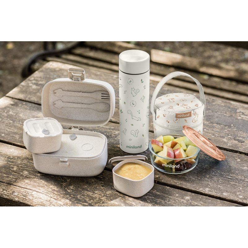 Miniland - Termos dla dziecka próżniowy ECO-friendly 450ml - Wiewiórka