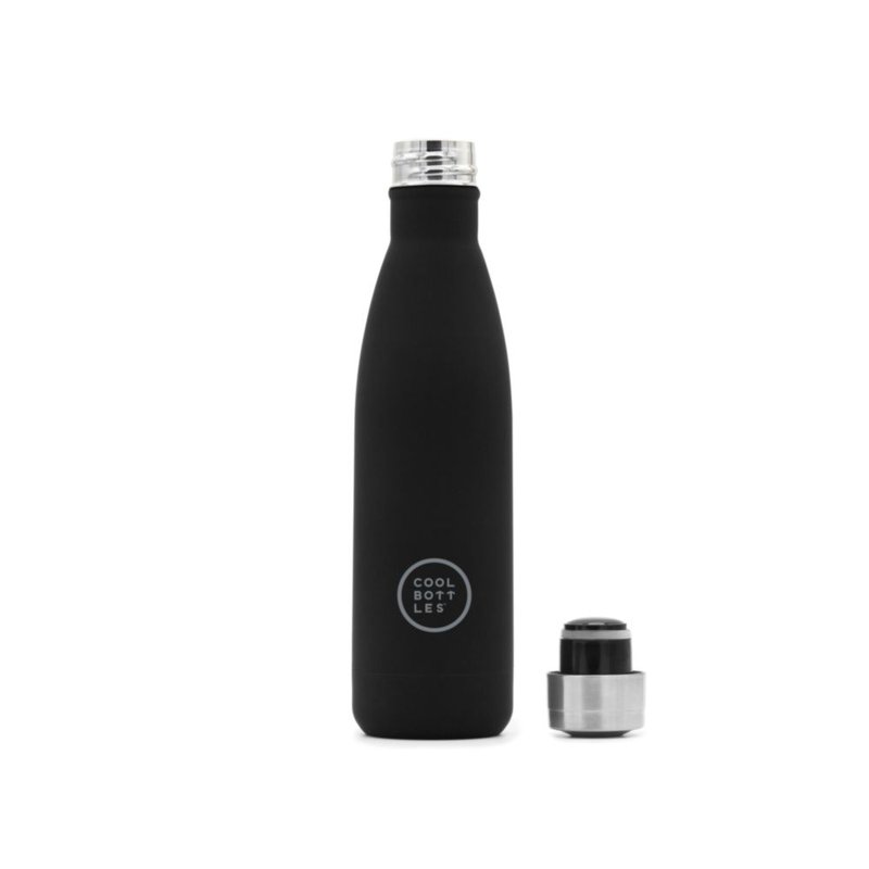 COOLBOTTLES - Cool Bottles Butelka termiczna 500 ml Triple cool Mono Black