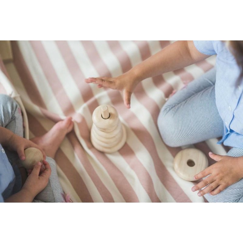 Play&Go - Worek Paski Różowe New