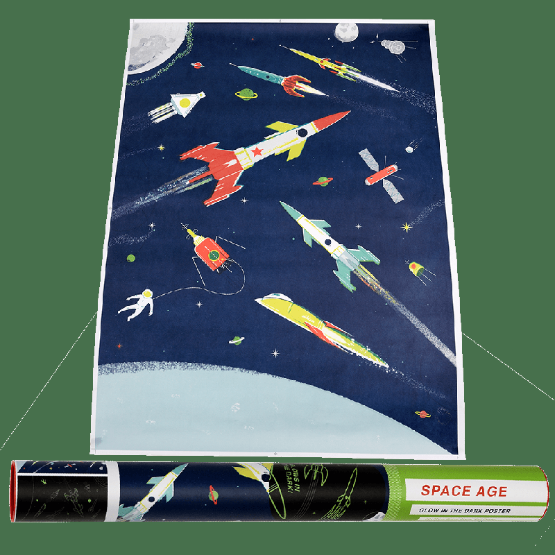 Plakat świecący w ciemności, Kosmos, Rex London