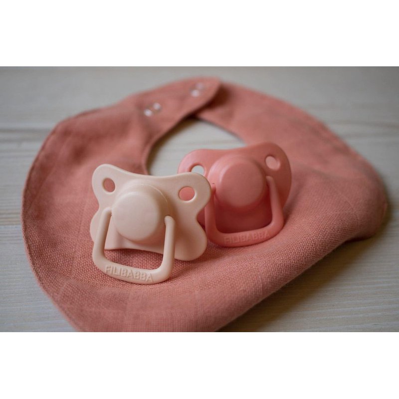 Filibabba Smoczki 2 szt. 6m+ Peach FILIBABBA