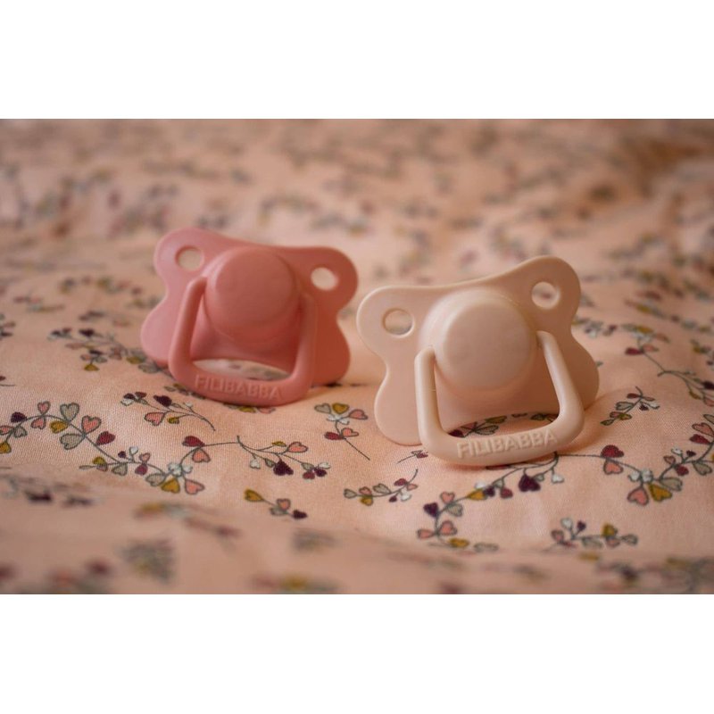 Filibabba Smoczki 2 szt. 6m+ Peach FILIBABBA