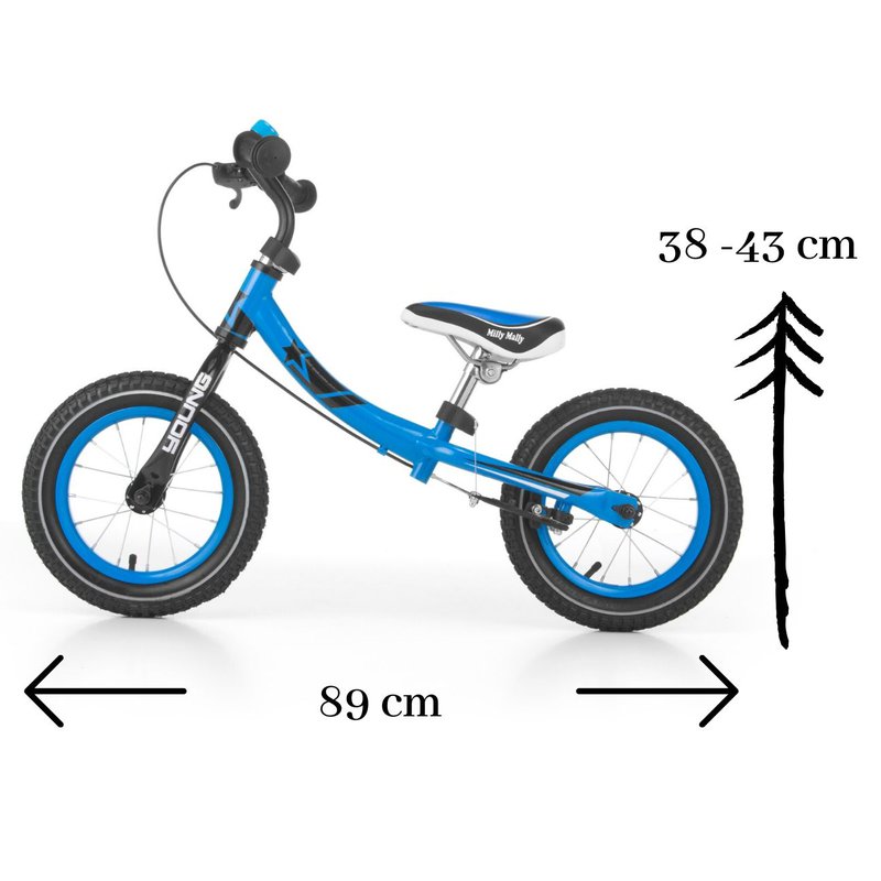 Milly Mally - Rowerek Biegowy Young Blue