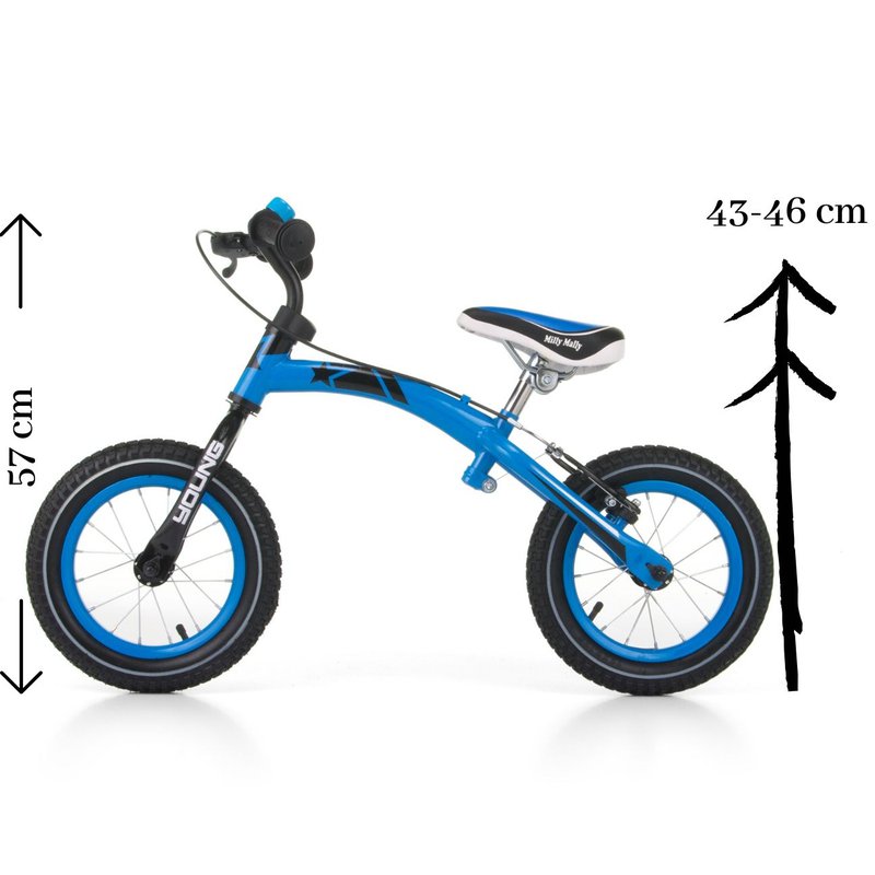 Milly Mally - Rowerek Biegowy Young Blue