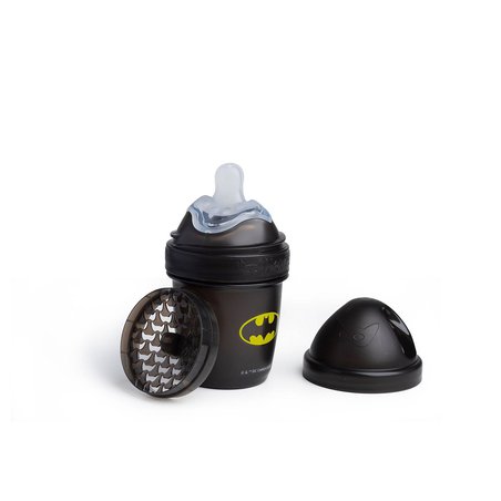 Herobility - butelka antykolkowa HeroBottle 140 ml, Batman + smoczek S (0 m+) Herobility - butelka antykolkowa HeroBottle 140 ml, Batman + smoczek S (0 m+)