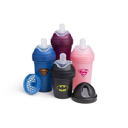 Herobility - butelka antykolkowa HeroBottle 140 ml, Batman + smoczek S (0 m+) Herobility - butelka antykolkowa HeroBottle 140 ml, Batman + smoczek S (0 m+)