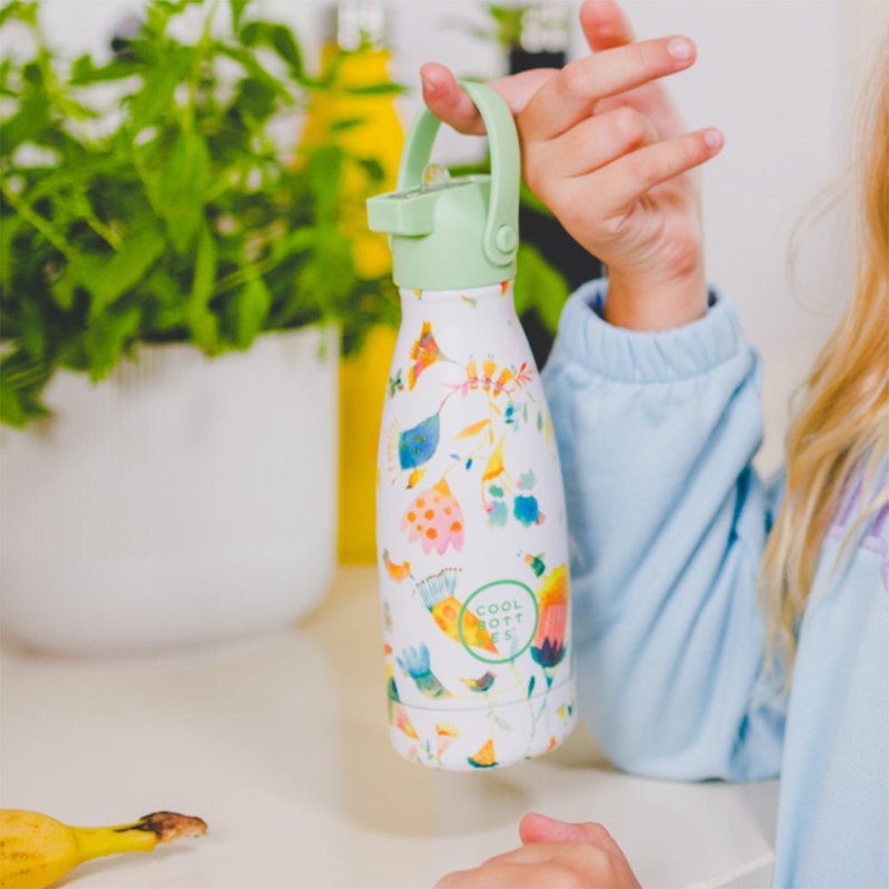 COOLBOTTLES - Cool Bottles Butelka termiczna Kids 260 ml Triple cool Spring flowers