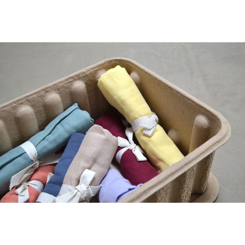 Filibabba Pieluszka muślinowa 65 x 65 cm Muddly blue FILIBABBA