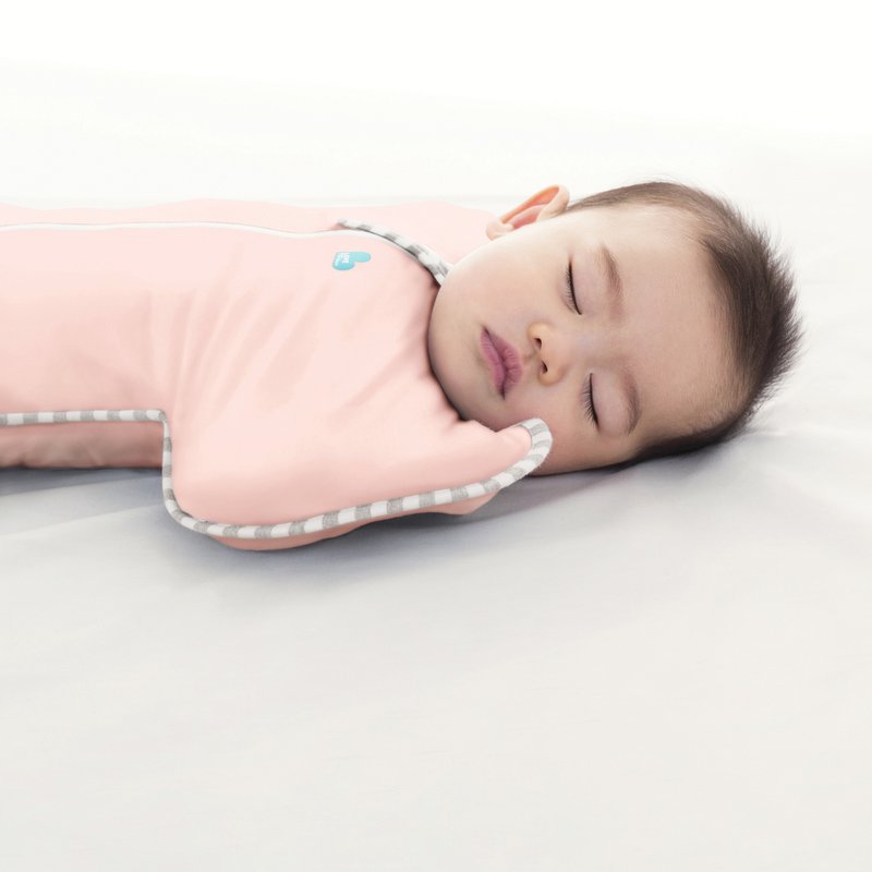 Love to Dream - Otulacz Swaddle UP - rozmiar S - różowy - ETAP 1 Lite