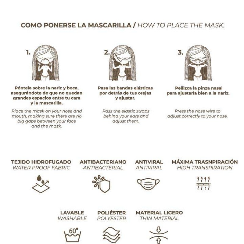 Maseczka ochronna - zestaw | Anekke®