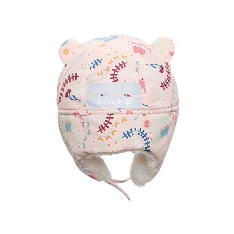 FlapJack Czapka Dziecięca Zimowa Wodoodporna Kwiaty L