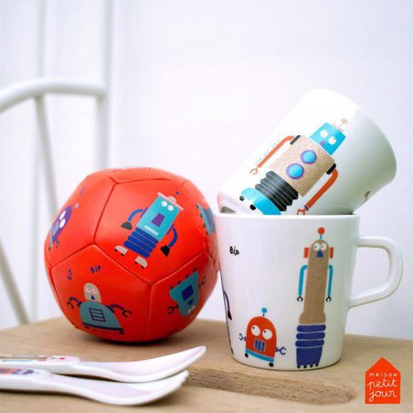 Podkładka, mata na stół, seria Roboty | Maison Petit Jour®