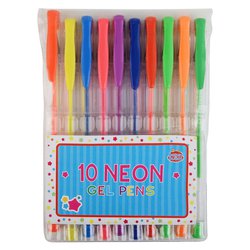 Buddy  & Barney - Długopisy żelowe - neonowe