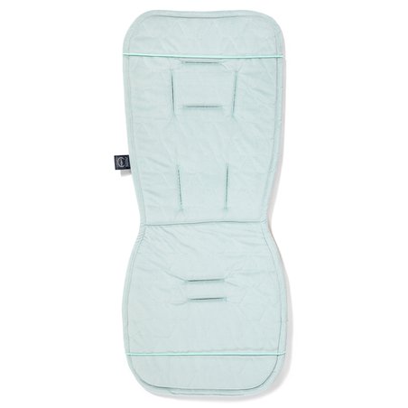 LA MILLOU - ORGANIC JERSEY COLLECTION - STROLLER PAD - MAGIC OWL - VELVET SMOKE MINT