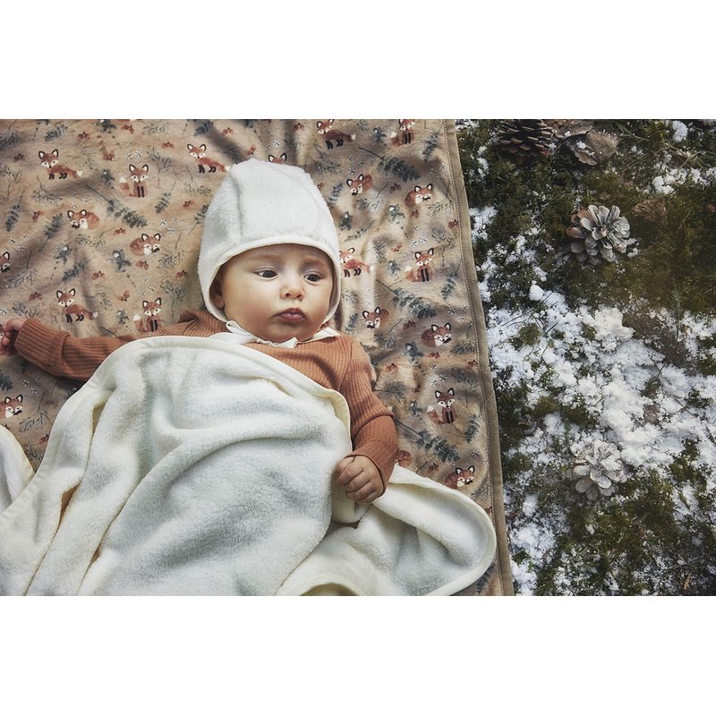 Elodie Details - Czapka Winter Bonnet - Shearling - 0-3 m-ce